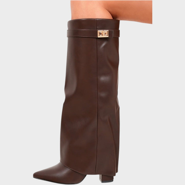 Luna | Botas de Cuero de Caña Alta