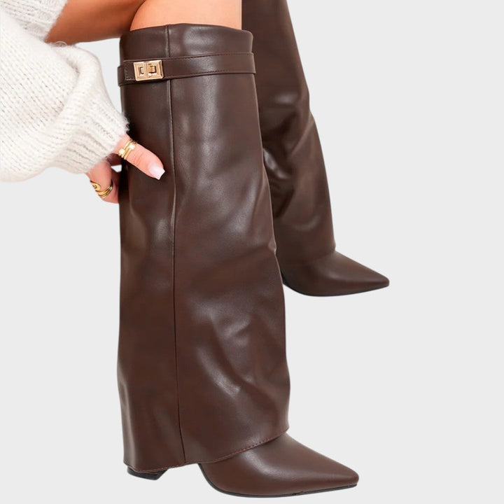 Luna | Botas de Cuero de Caña Alta