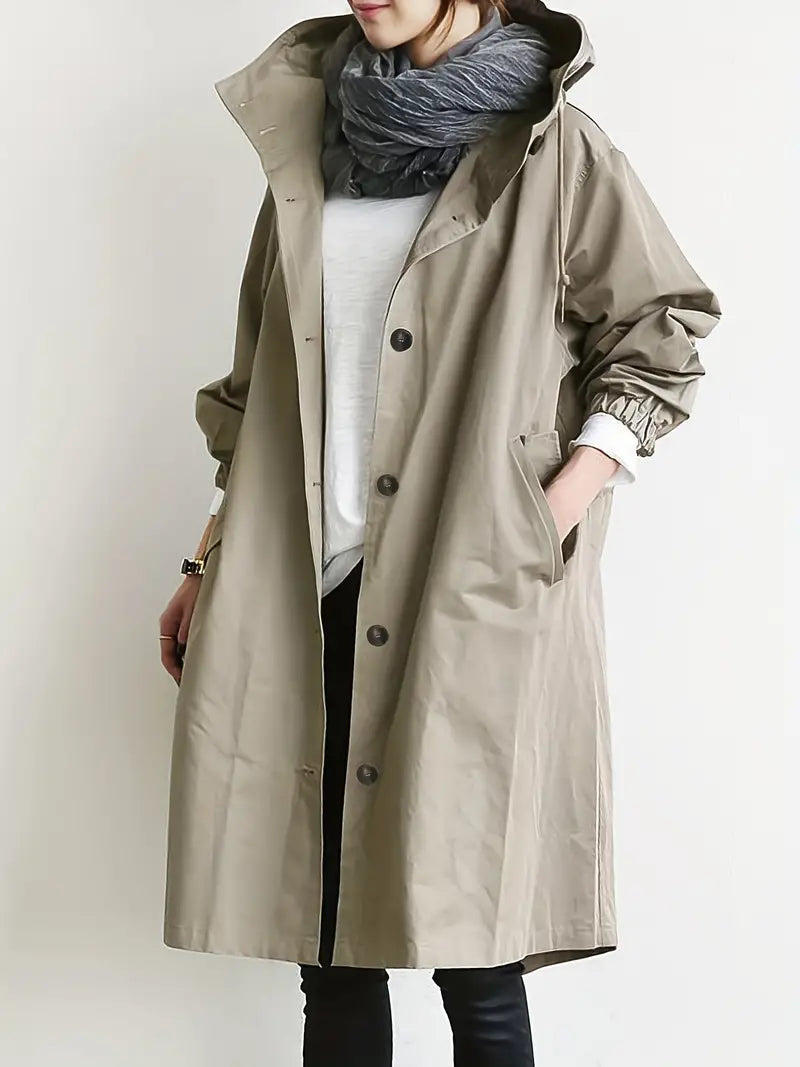 Lena | Chaqueta de lluvia con capucha impermeable para mujeres