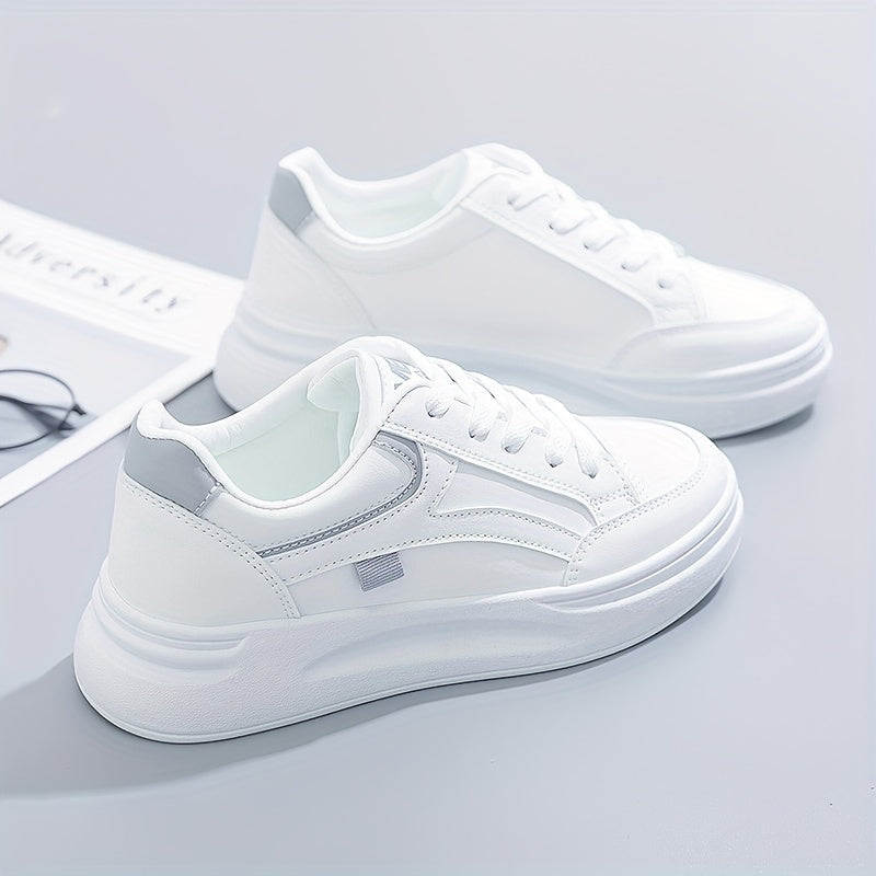 Elke | Zapatillas blancas elegantes con comodidad ligera