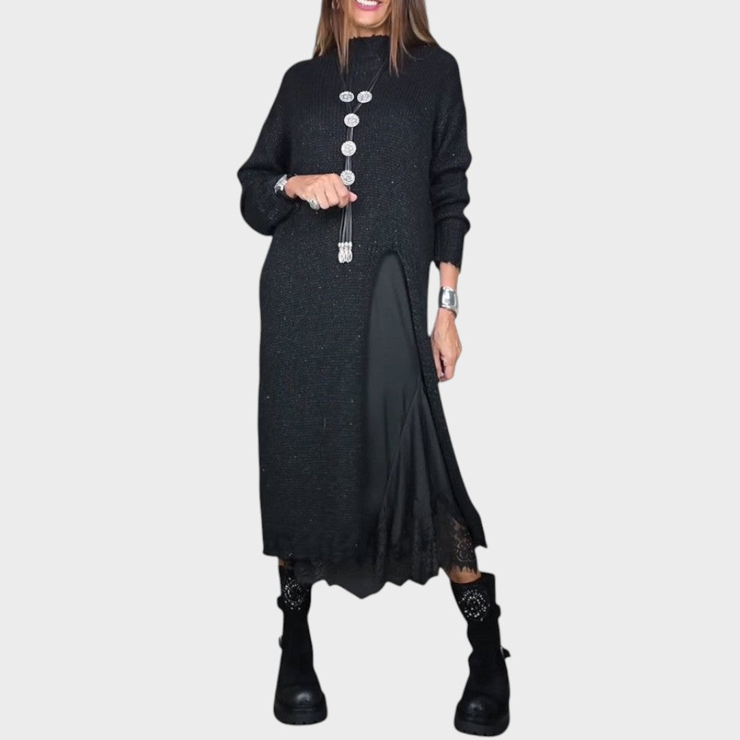 Vega | Conjunto de Suéter y Vestido de Estilo Lencero
