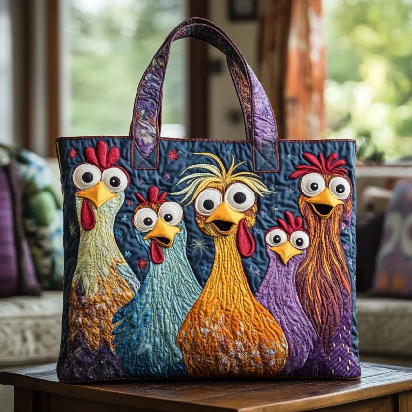 Cartera Artesanal | Cinco Gallinas Coloridas