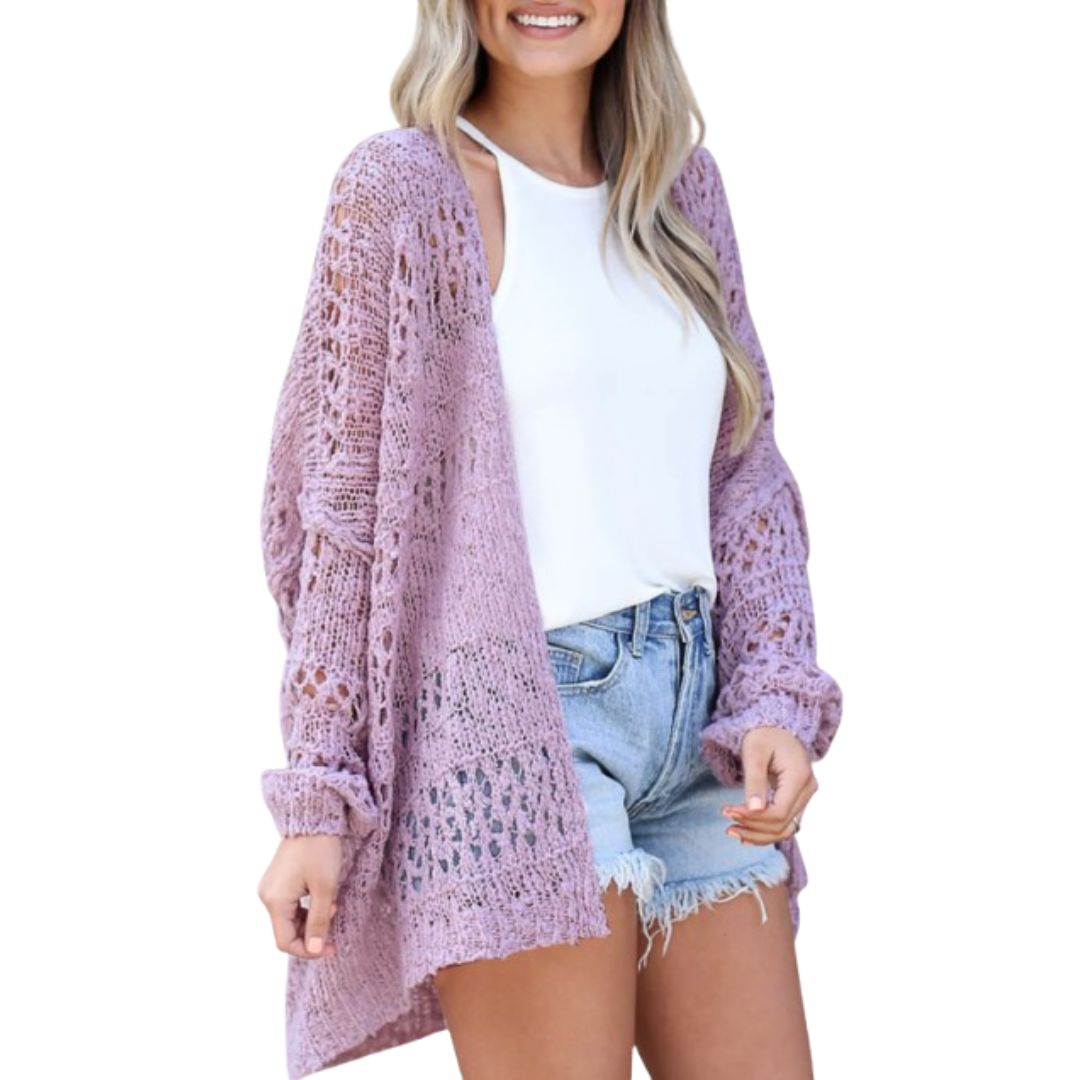 Arizela | Cárdigan Boho Verano Oversized Ligero