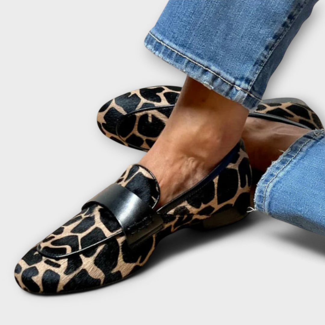 Léonie | Mocasín de Leopardo
