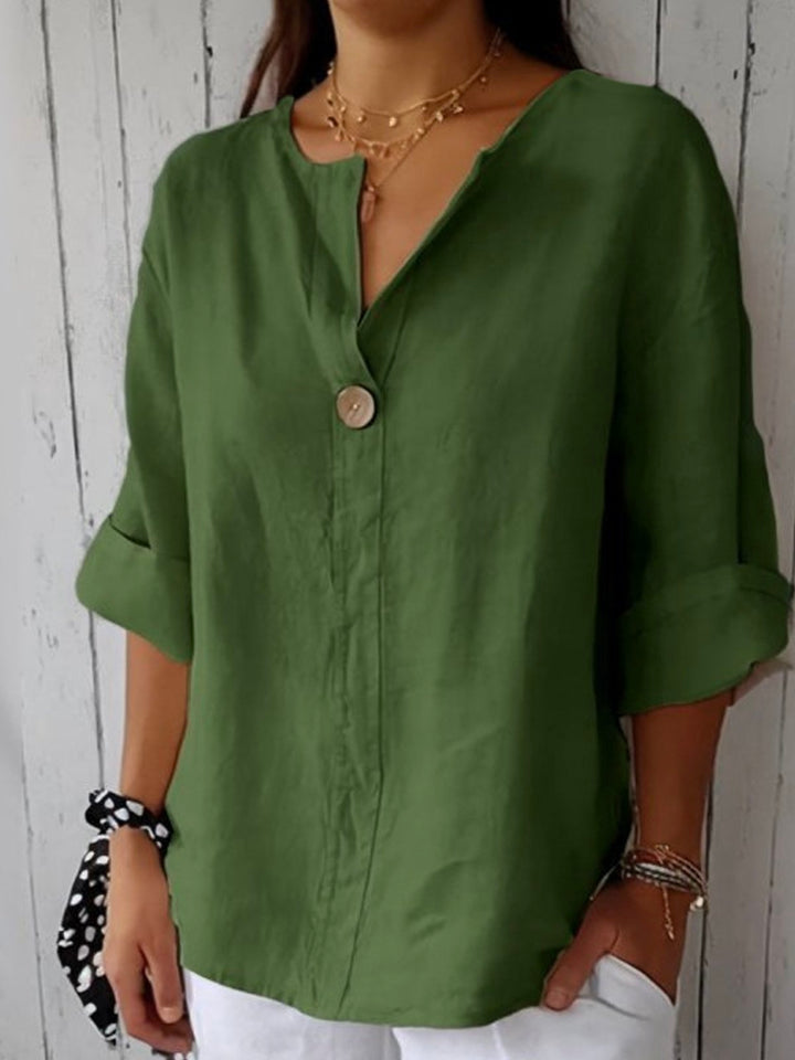 Nayla | Blusa Casual de Mujer con Escote en V