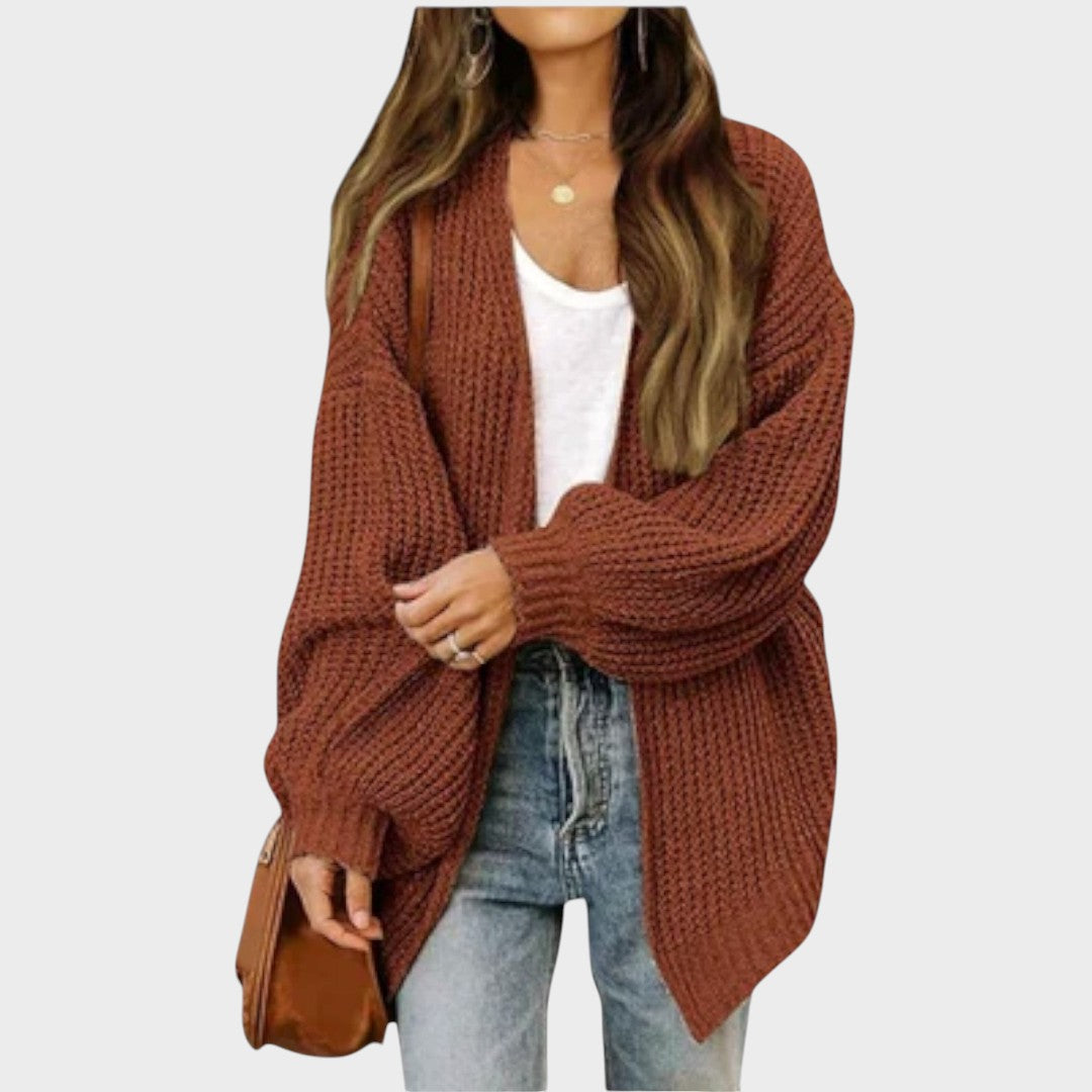 Yael | Cárdigan Oversize de Punto Grueso