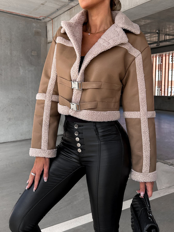 Chaqueta de Cuero Sintético