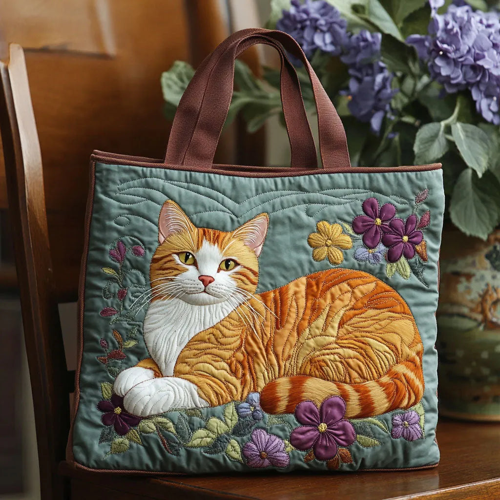 Cartera Artesanal | Gato Naranja