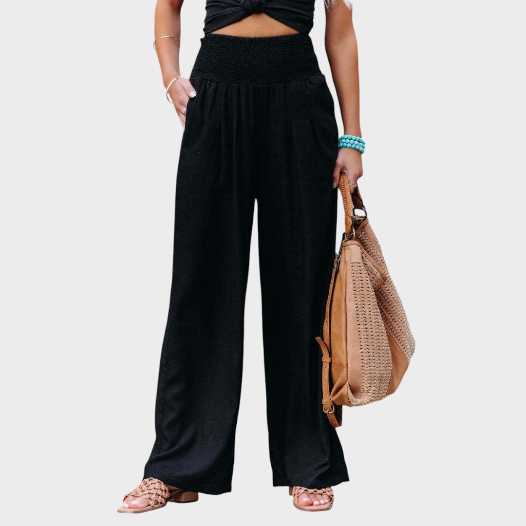 Emilia | Pantalón Suelto de Pierna Ancha