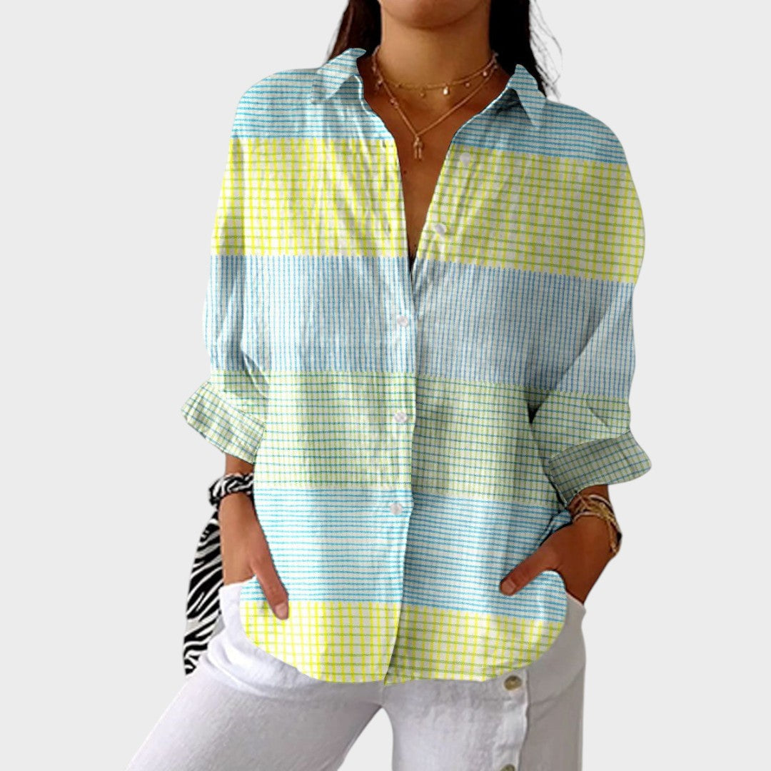 Silvana | Blusa Camisera Estampada