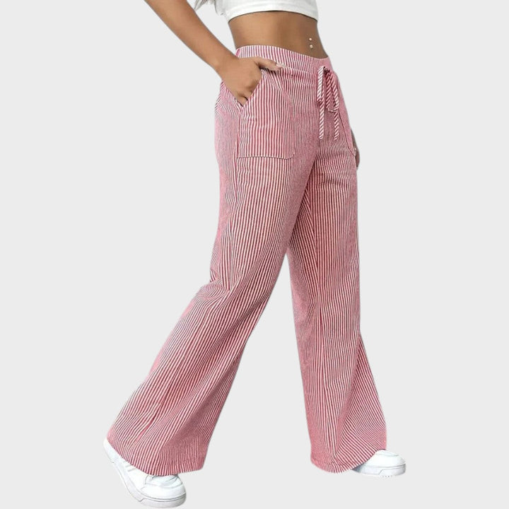Andrea | Pantalón Ancho con Cordón Ajustable