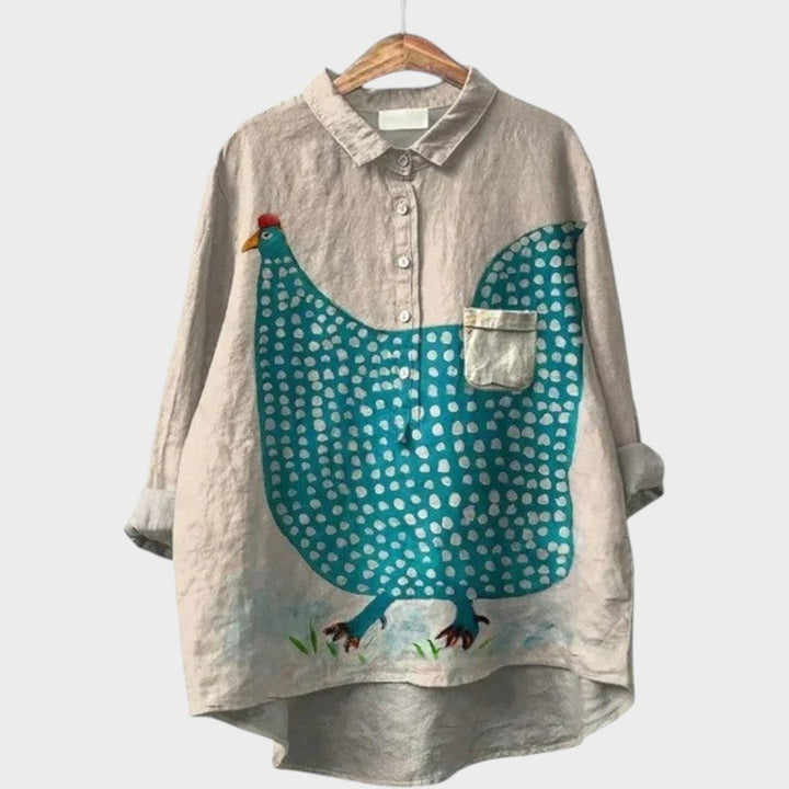 Pierina | Blusa Oversize con Botones