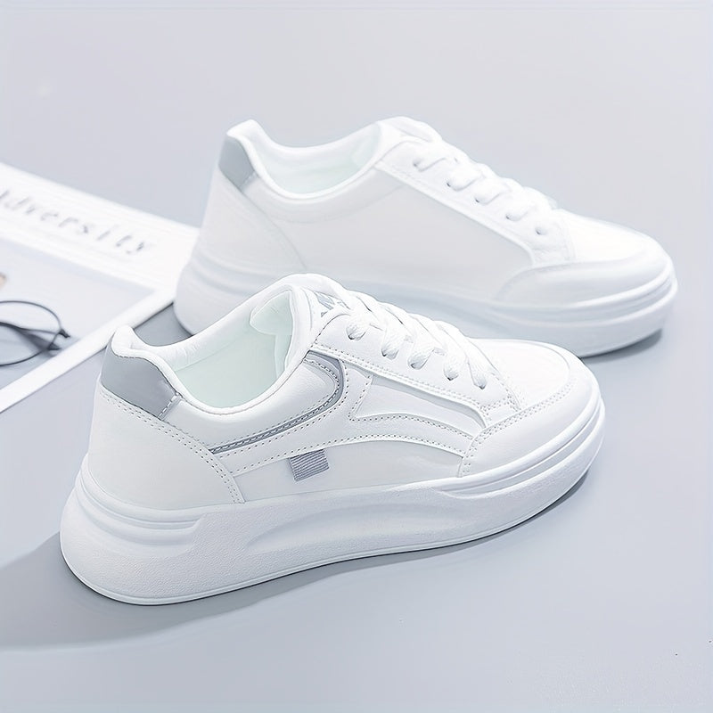 Elke | Zapatillas blancas elegantes con comodidad ligera