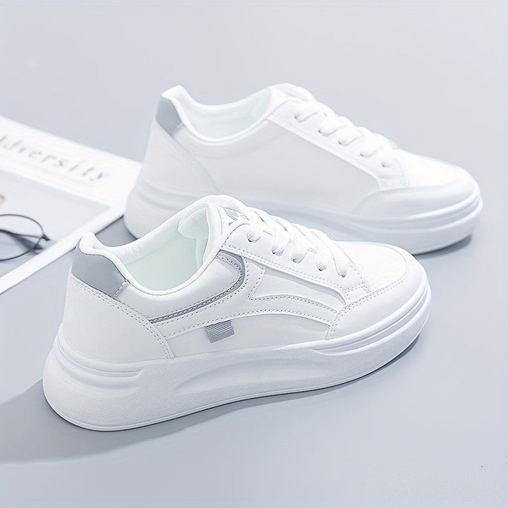 Elke | Zapatillas blancas elegantes con comodidad ligera
