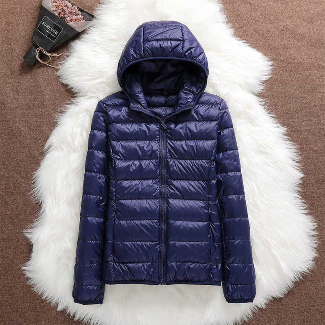 Astrid | Campera Impermeable Azul Marino