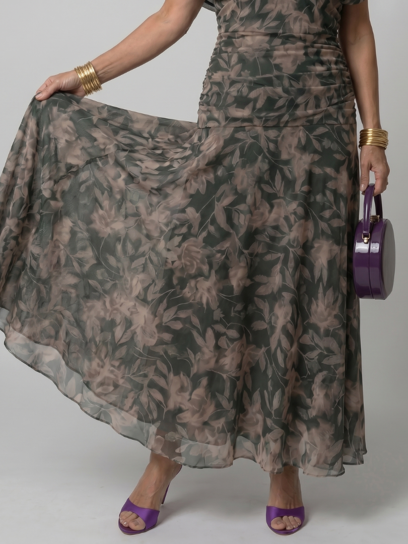 Abril | Vestido Midi Off Shoulder