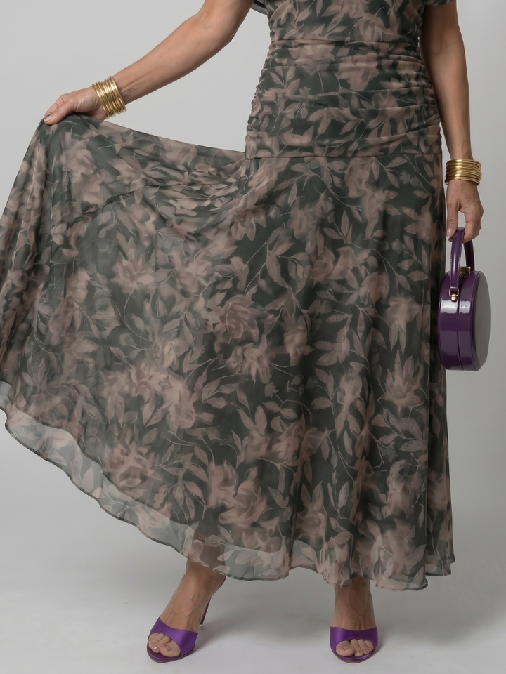Abril | Vestido Midi Off Shoulder