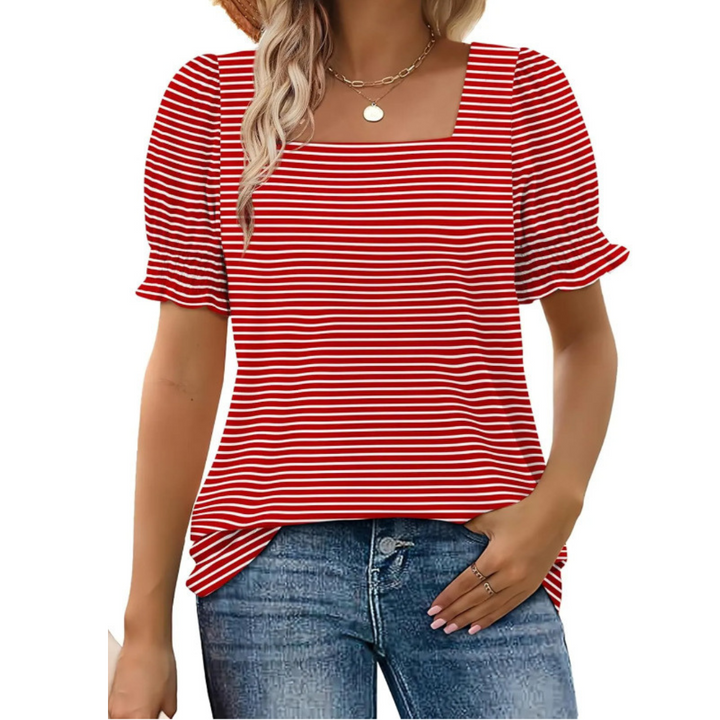 Josephine | Esencial de Verano con Mangas de Volantes para Mujeres