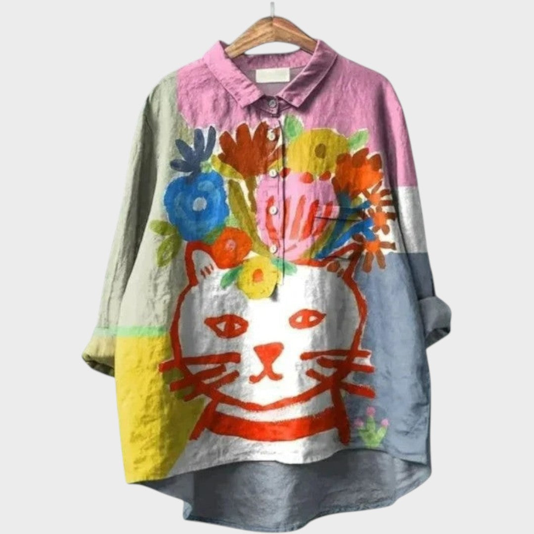 Dalia | Blusa Oversize con Botones