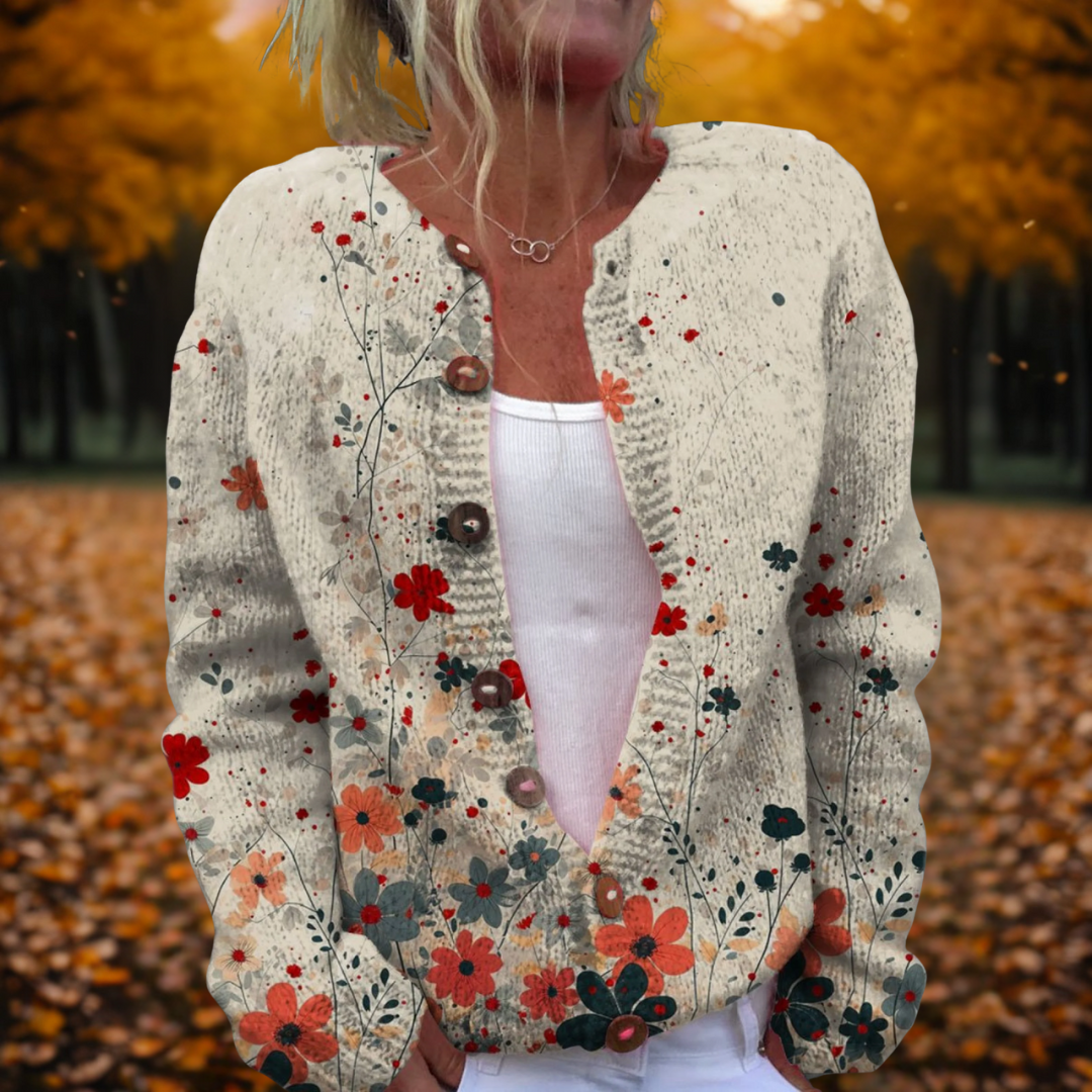 Caitlyn | Cárdigan Arte Vintage Floral