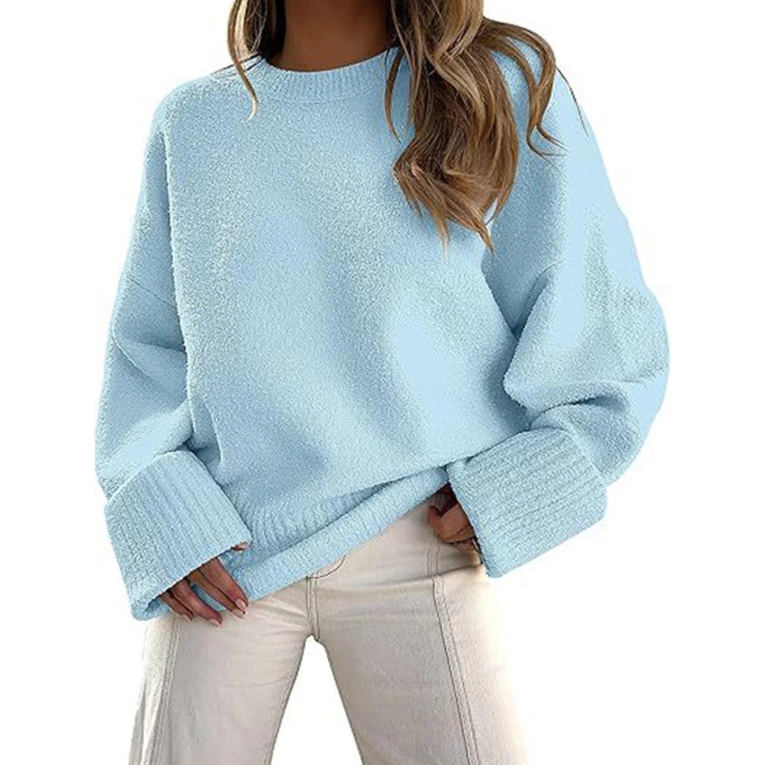 Haley | Suéter de Pullover de Punto Suave y Oversized