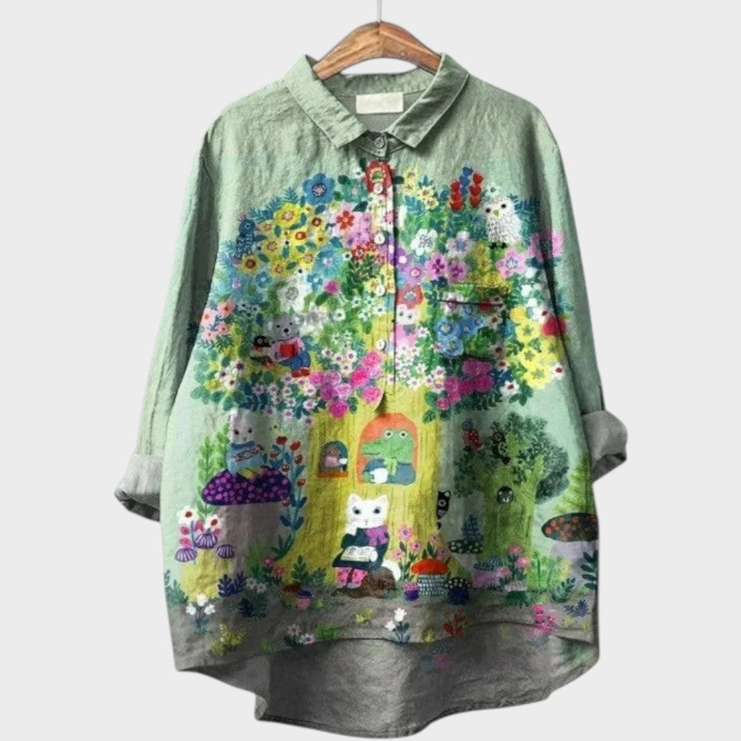 Rosana | Blusa Oversize con Botones