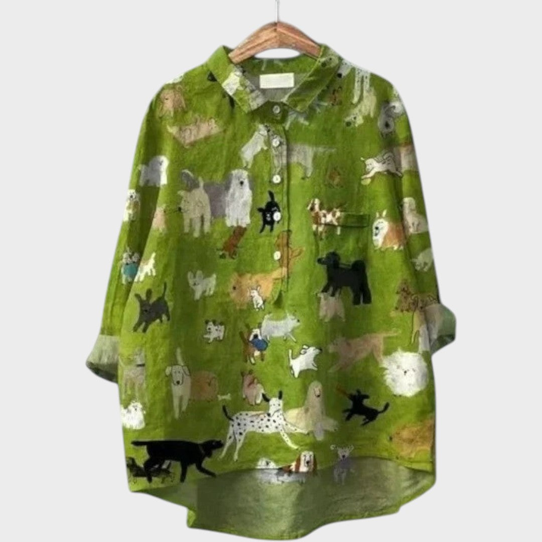 Teodora | Blusa Oversize con Botones