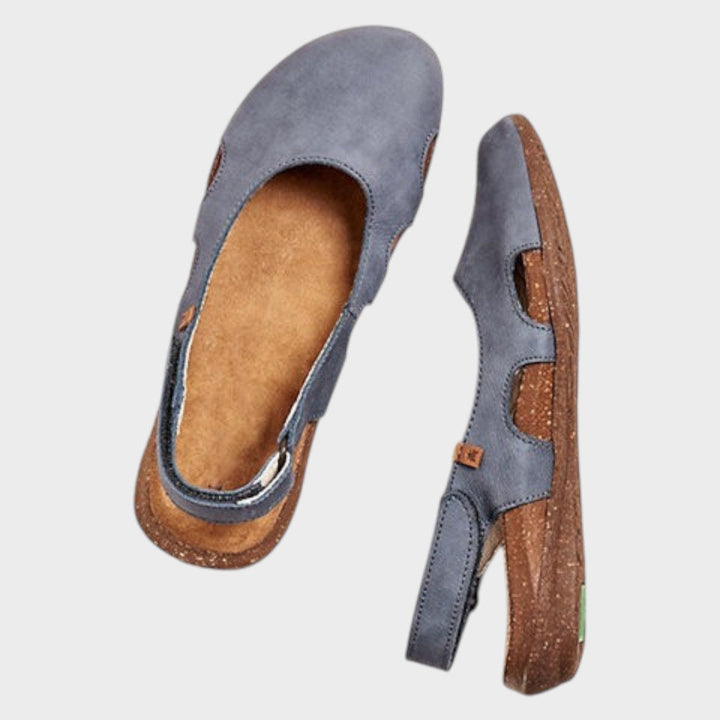 Eve | Sandalias Chatas de Corcho