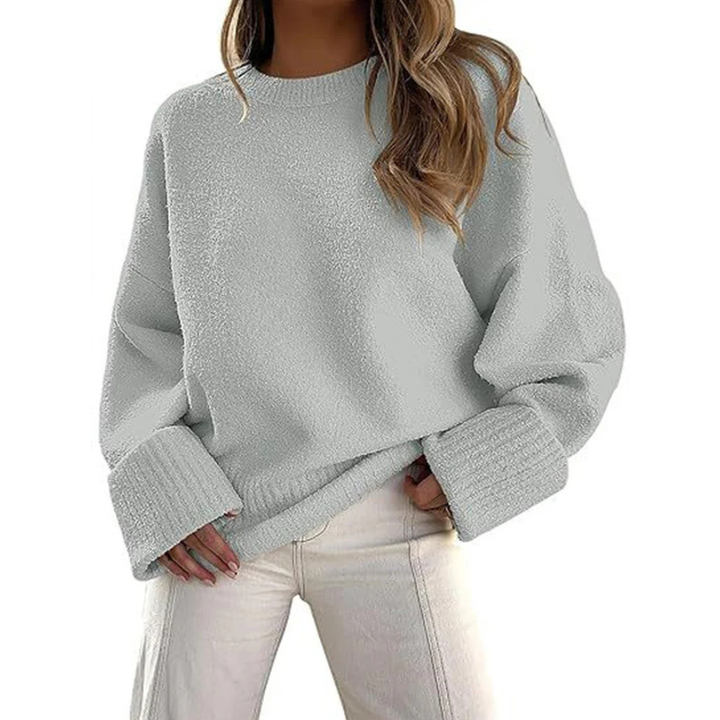 Haley | Suéter de Pullover de Punto Suave y Oversized