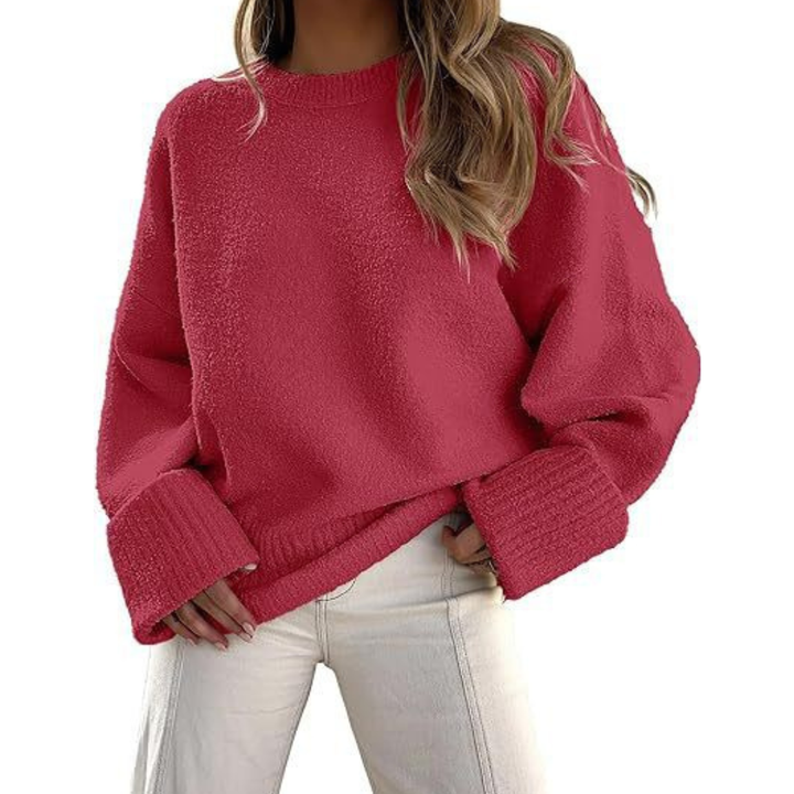 Haley | Suéter de Pullover de Punto Suave y Oversized