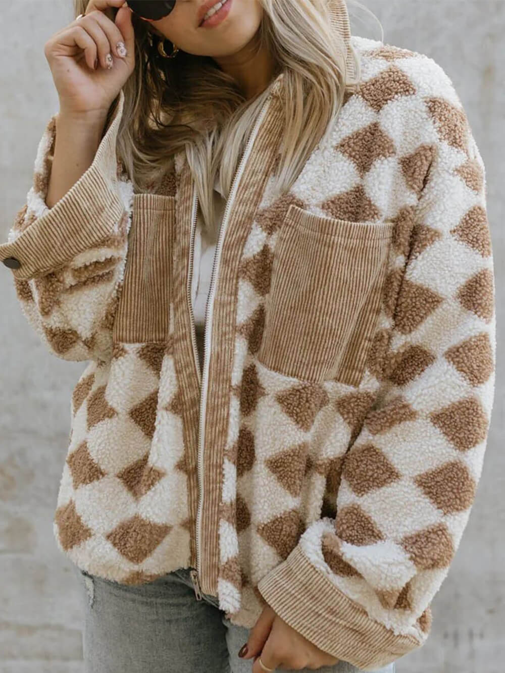 Chaqueta de Forro Polar con Cremallera