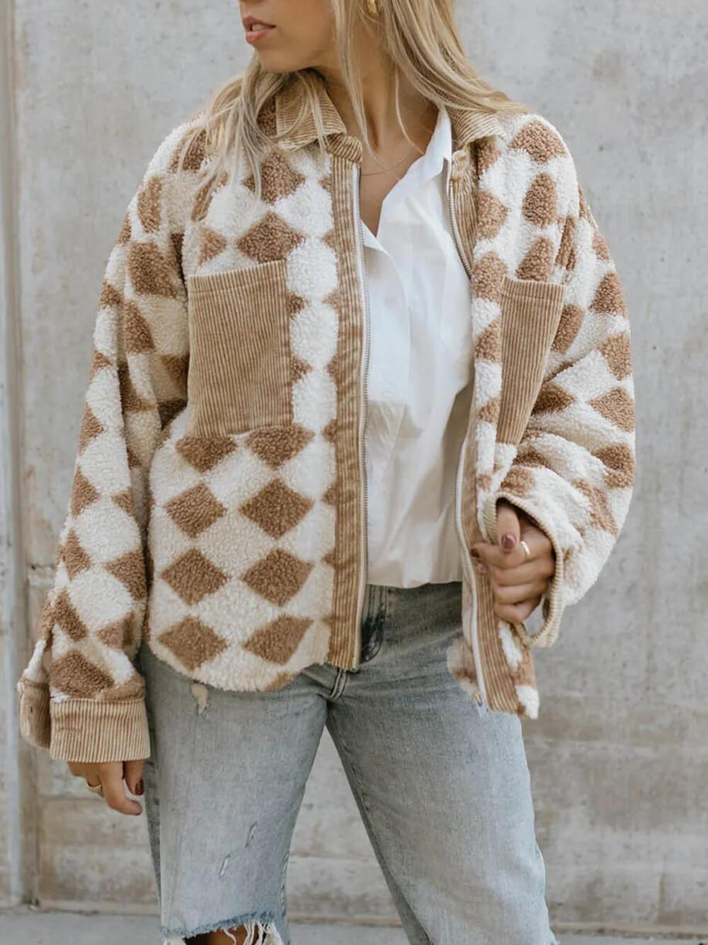 Chaqueta de Forro Polar con Cremallera