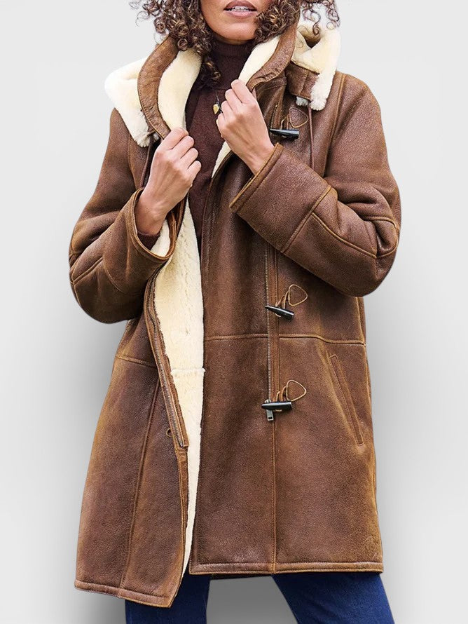 Helena | Abrigo de Invierno con Corte Halagador y Elegancia Atemporal