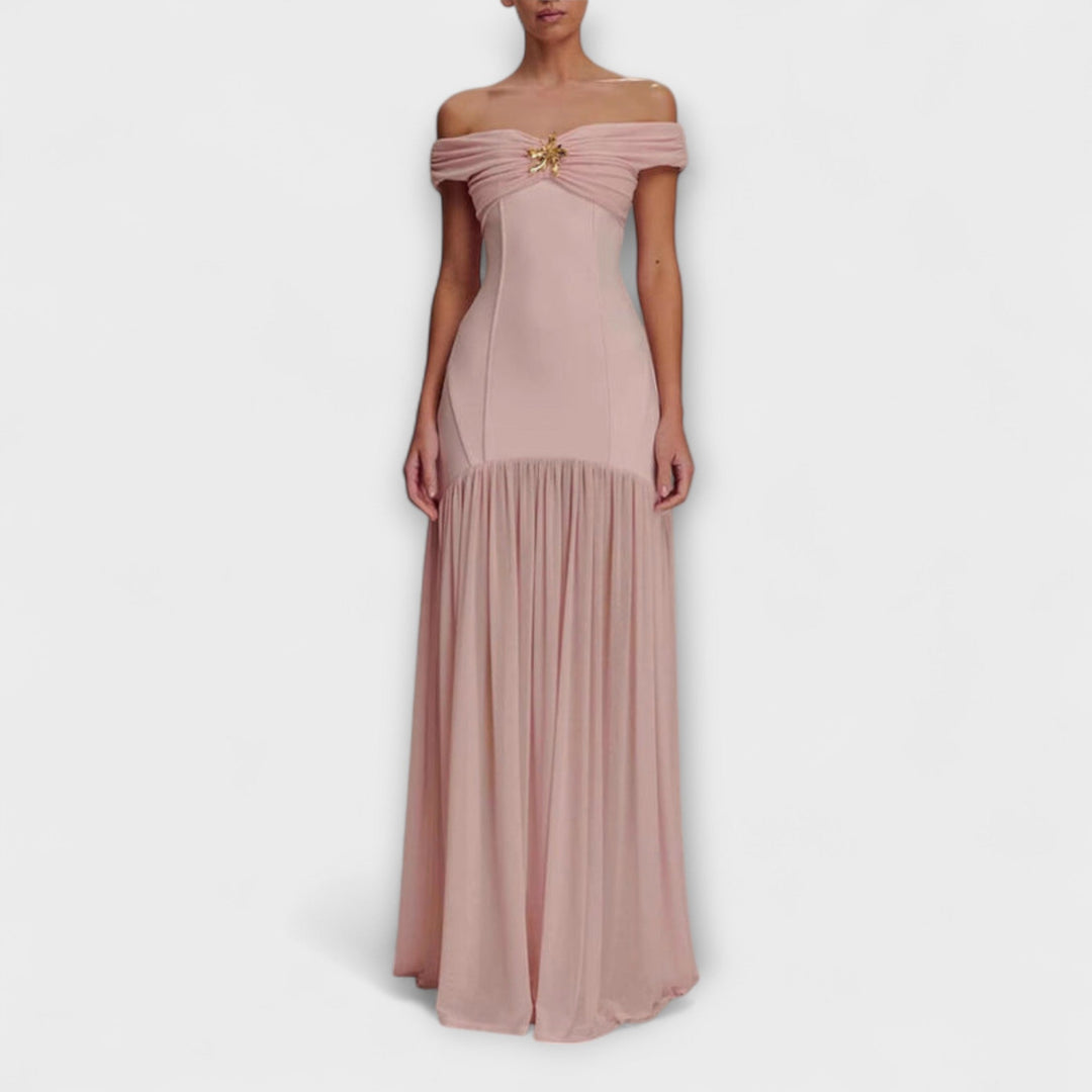 Trinidad | Vestido Largo Bodycon sin Breteles