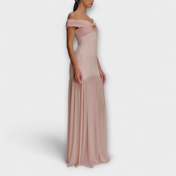 Trinidad | Vestido Largo Bodycon sin Breteles
