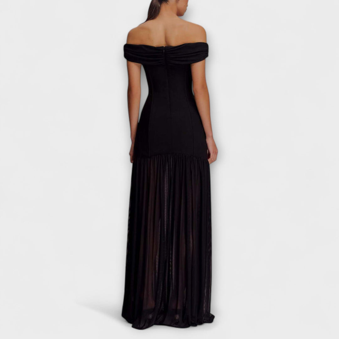 Trinidad | Vestido Largo Bodycon sin Breteles