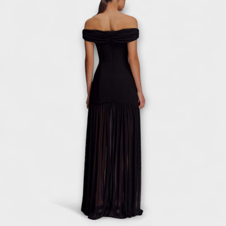 Trinidad | Vestido Largo Bodycon sin Breteles