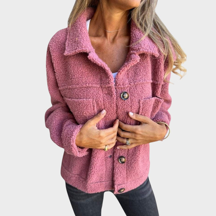 Soledad | Campera Tipo Borrego con Botones