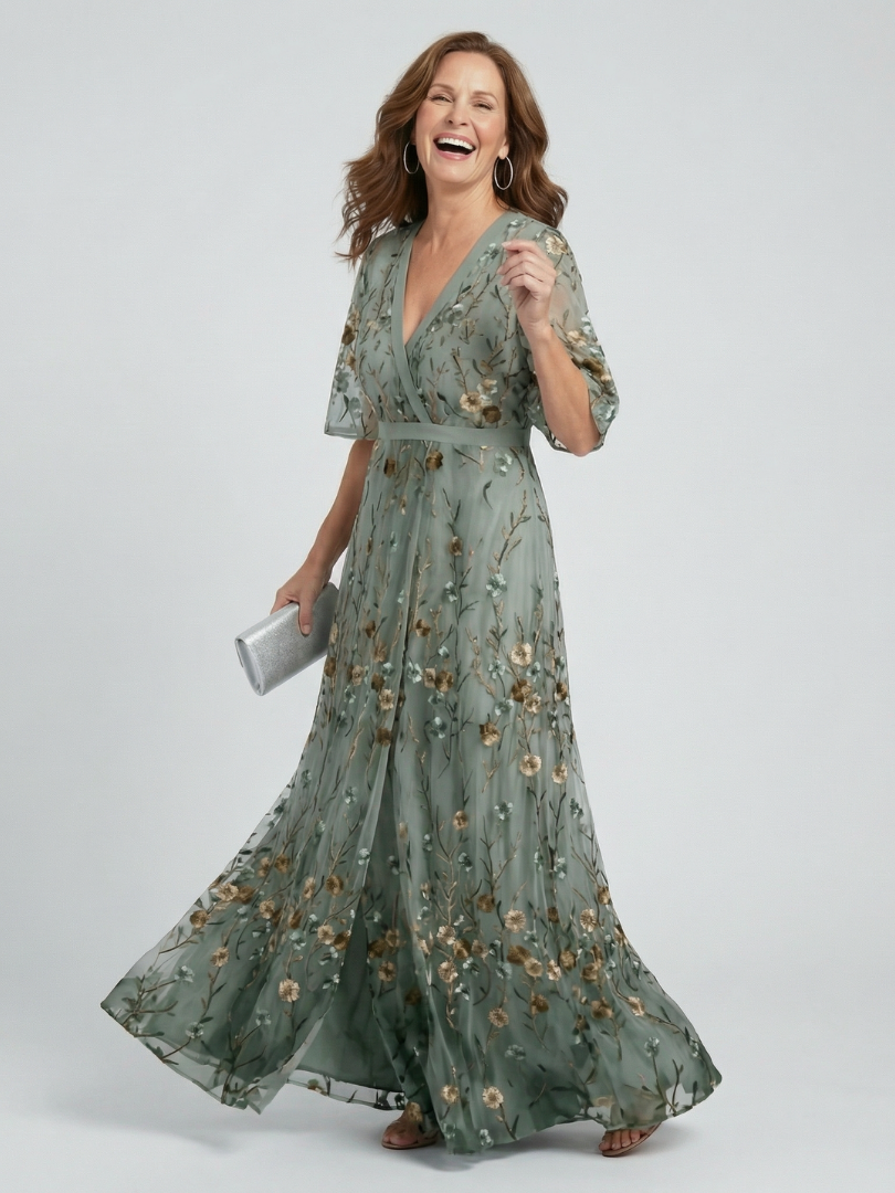 Jazmín | Vestido Halter Floral Fluido