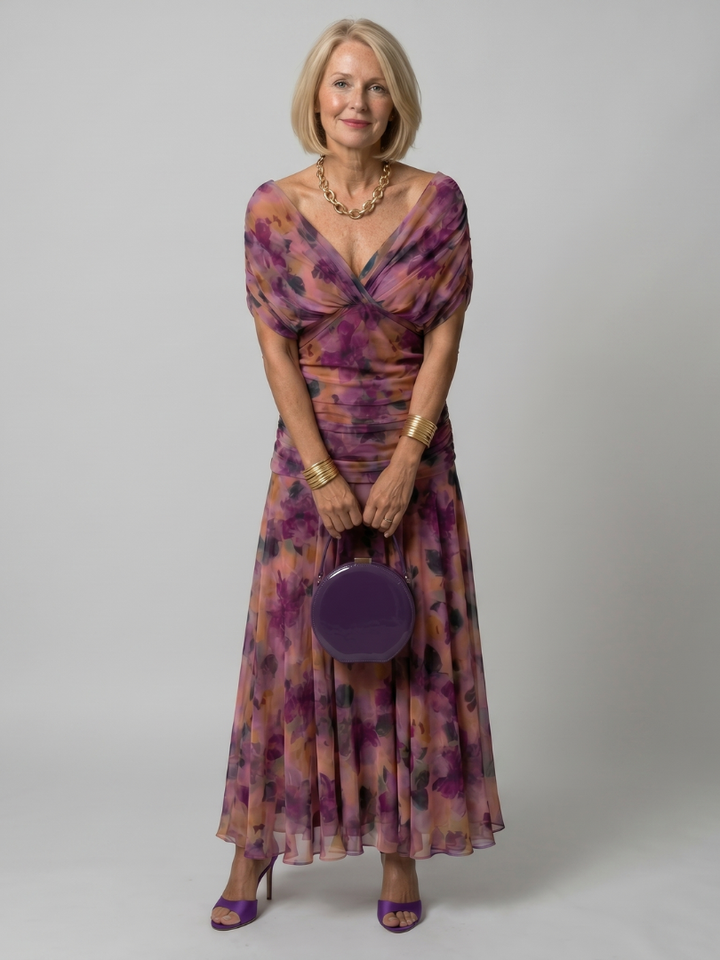 Abril | Vestido Midi Off Shoulder