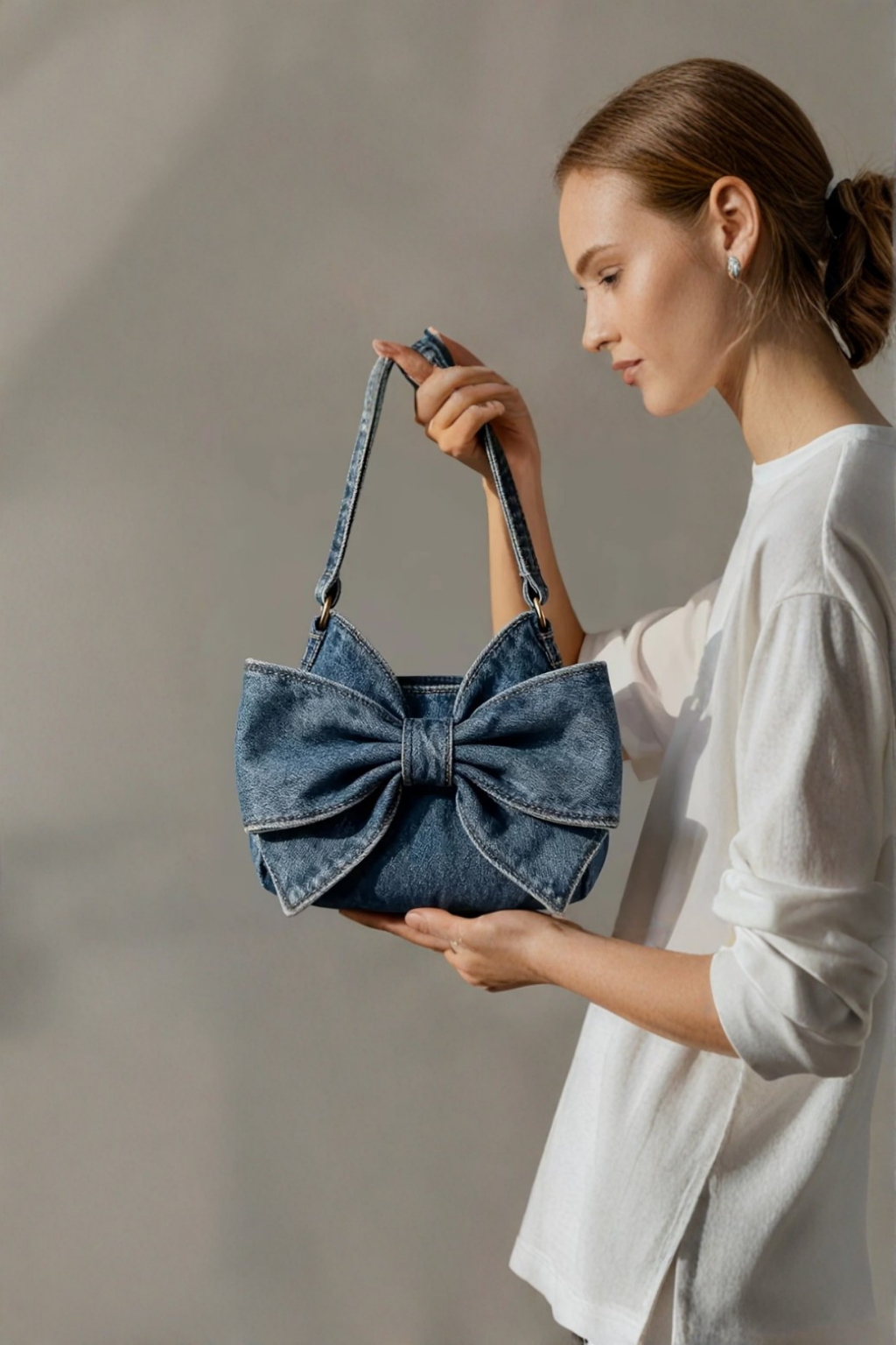 Delfina | Cartera con Moño Estilo Retro