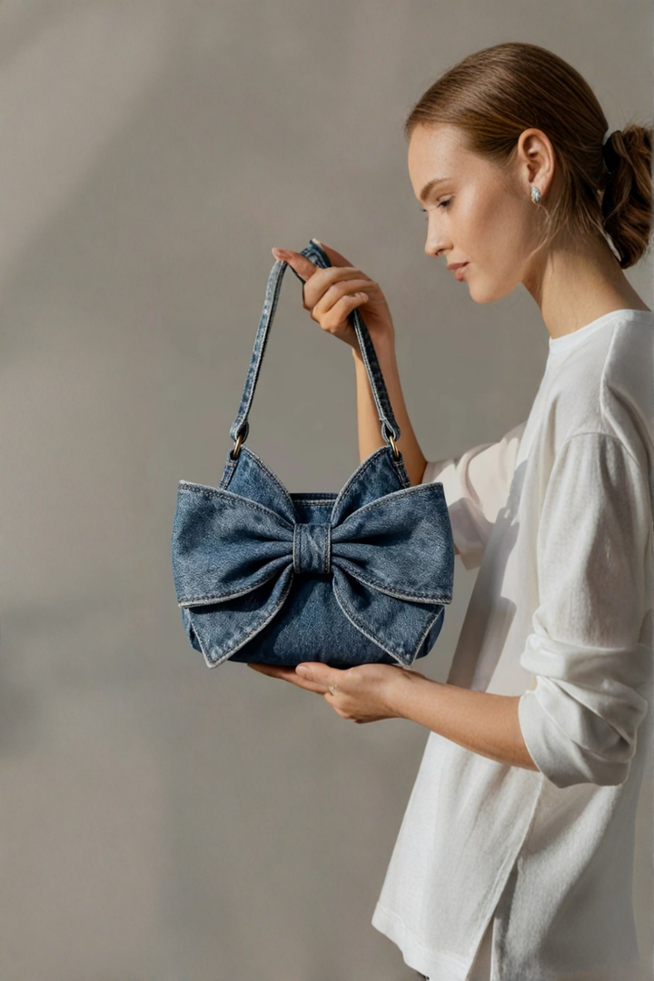 Delfina | Cartera con Moño Estilo Retro