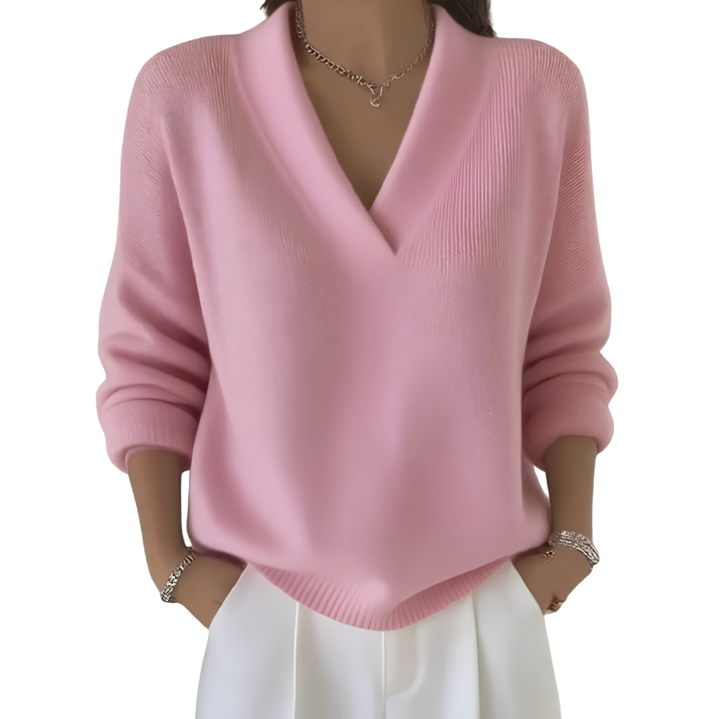 Maggie | Suéter V-Neck Sin Esfuerzo