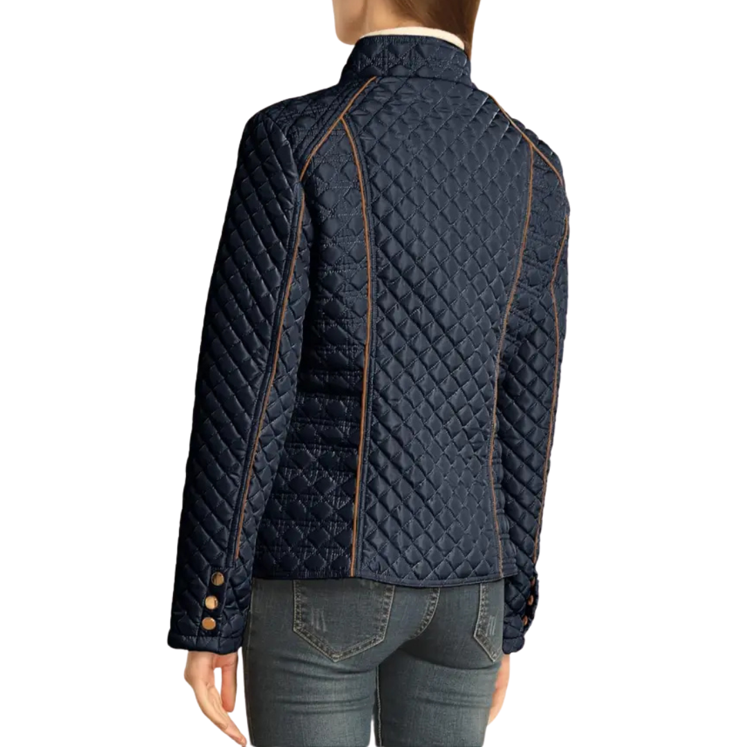 Nadine | Chaqueta Ligera Acolchada con Cuello Alto