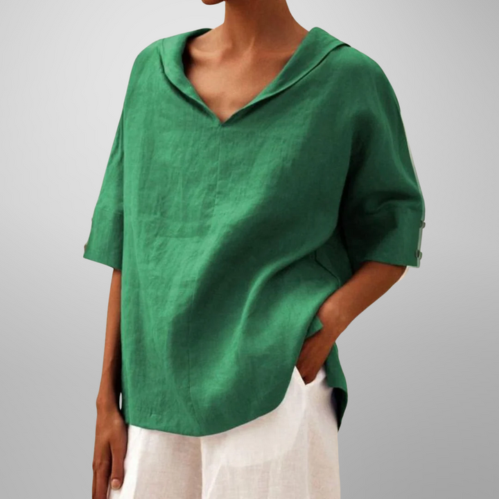 Lucy | Blusa de Algodón Holgada para Mujeres