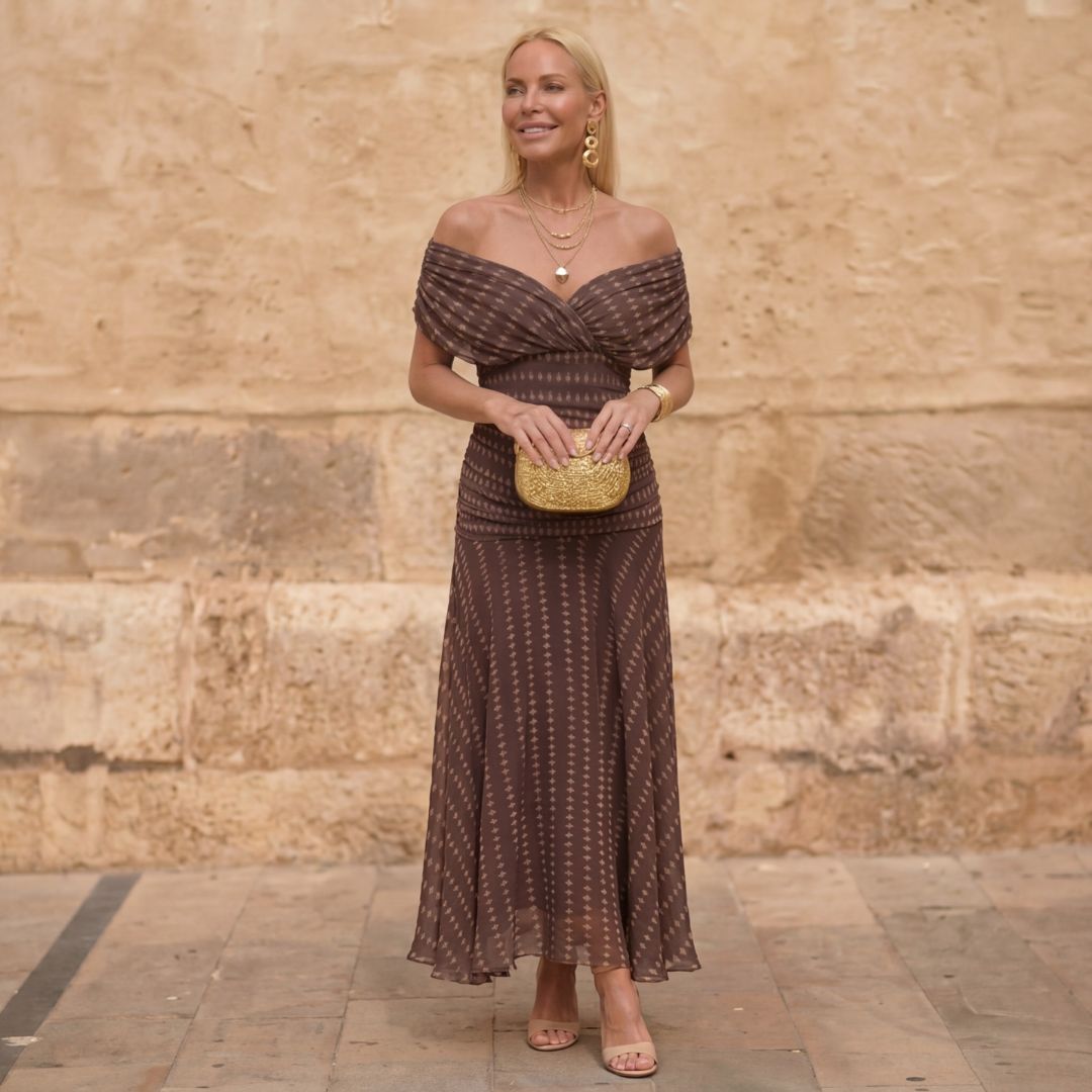 Sienna | Vestido Geométrico Ligero