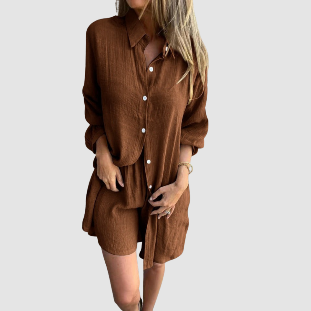Gennie | Conjunto Elegante de Dos Piezas – Blazer Corto y Falda Lápiz