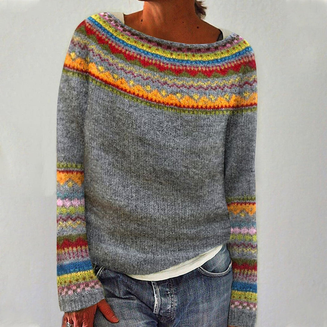 Celine | Suéter Multicolor Fair Isle