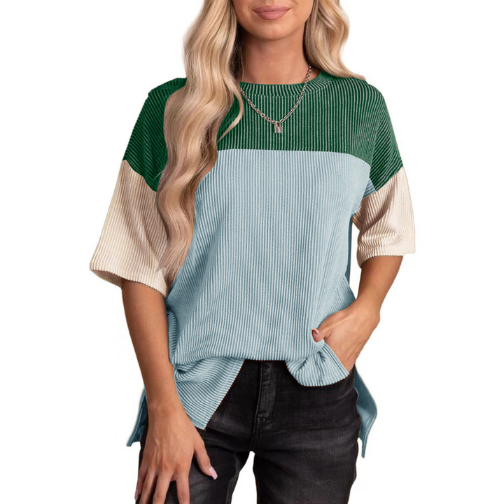 Brynlue | Top de Verano Casual de Corte Suelto a Rayas