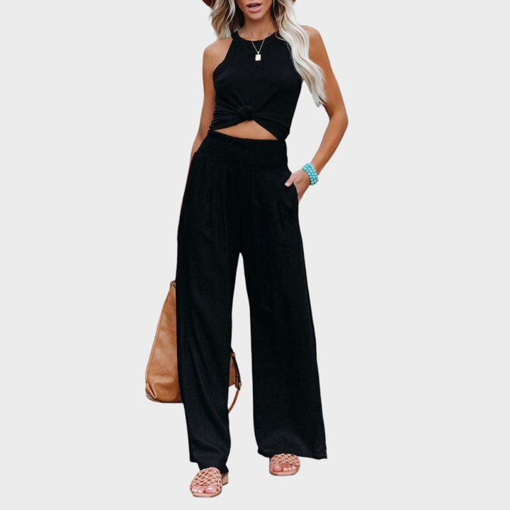 Emilia | Pantalón Suelto de Pierna Ancha